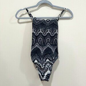 Black & White Patterned Dayno 2 Jolyn Swimsuit